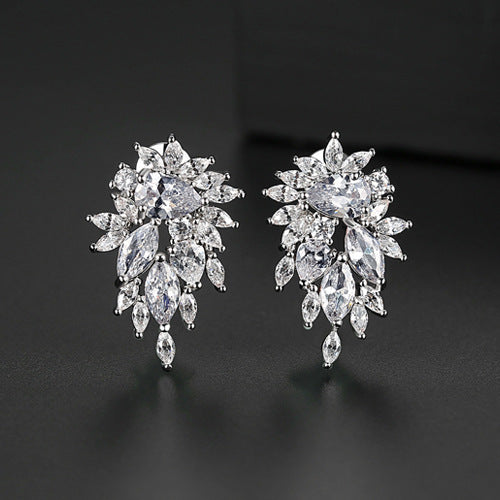 Crystal Bloom Earring